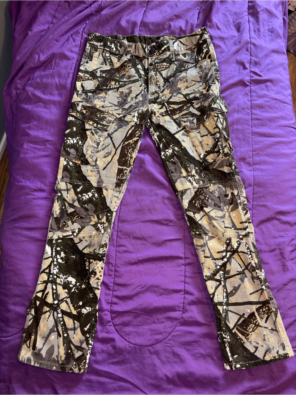 Smoke Rise Cargo Pants in Camo Print